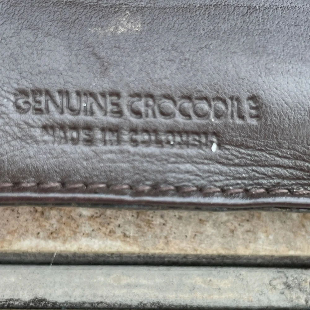 BD Jeffries Alligator wallet